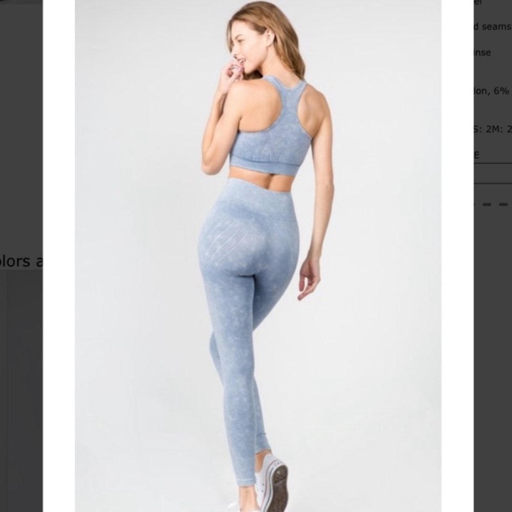 Baby Blue Workout Set